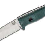 benchmade 162 bushcrafter fixed 443 s30v satin blade green g10 handles 1 1