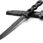benchmade 185sbk socp fixed blade knife 711 black double edge combo dagger