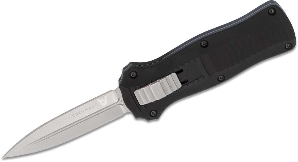 benchmade 3350 mini infidel dagger auto otf knife 310 d2 satin double edge