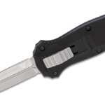 benchmade 3350 mini infidel dagger auto otf knife 310 d2 satin double edge