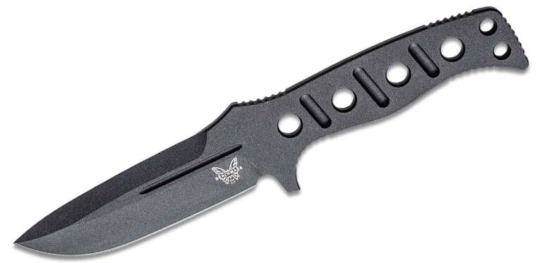 benchmade 375bk 1 shane sibert adamas fixed blade knife 42 cruwear cobalt 1