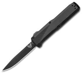 benchmade 4600dlc phaeton d a otf automatic knife black 345 black dlc