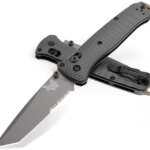 benchmade 537sgy 03 bailout axis folding knife 338 cpm m4 tungsten gray
