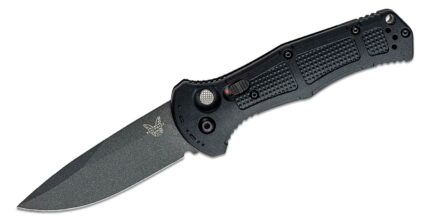 benchmade 9070bk claymore auto folding knife 36 cpm d2 cobalt black drop