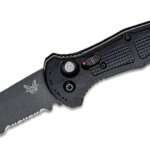 benchmade 9070sbk claymore auto folding knife 36 cpm d2 cobalt black drop