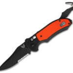 benchmade 9170sbk org triage knife orange axis automatic 358 black serr 