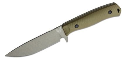 benchmade anonimus fixed blade knife 5 cpm cruwear tungsten gray drop point