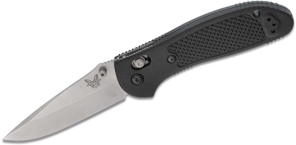 benchmade griptilian axis lock folding knife 345 s30v satin drop point