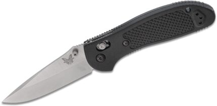 benchmade griptilian axis lock folding knife 345 s30v satin drop point