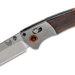 benchmade hunt crooked river folding 400 s30v clip point blade dymondwood