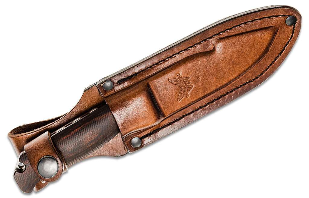 benchmade hunt grizzly creek folding knife 349 s30v satin drop point blade