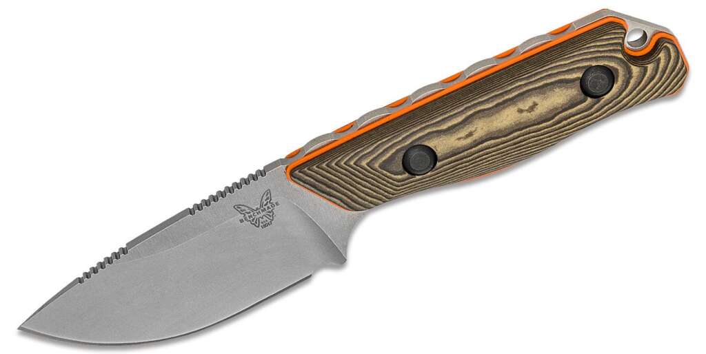 benchmade hunt hidden canyon hunter fixed blade knife 279 s90v drop point