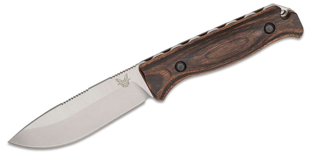 benchmade hunt saddle mountain skinner fixed blade knife 42 s30v drop