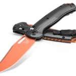 benchmade hunt taggedout axis folding knife 35 cpm magnacut orange clip