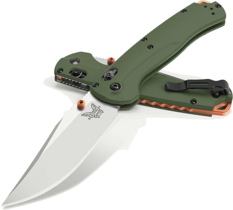 benchmade hunt taggedout axis folding knife 35 s45vn satin clip point
