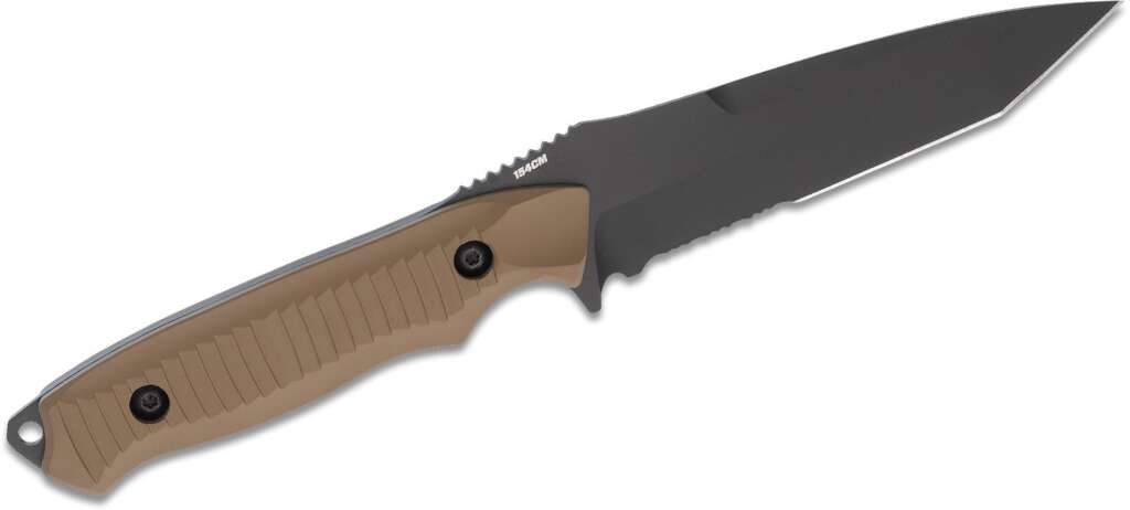 benchmade nimravus tanto 45 combo blade coyote aluminum handles coyote
