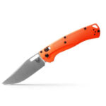 benchmade taggedout axis clip point knife orange