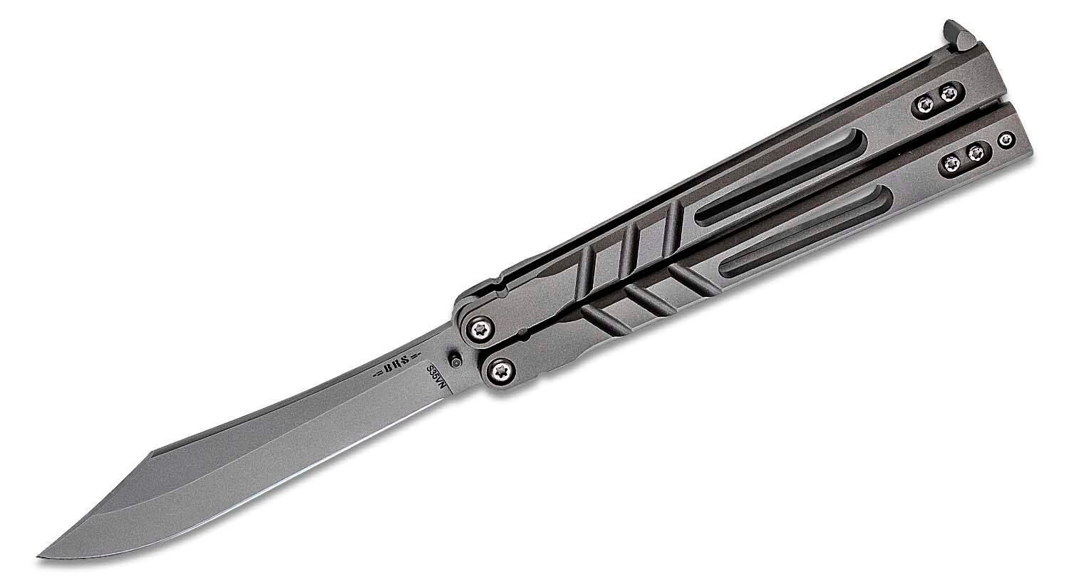 brs bladerunners systems alpha beast 30 balisong butterfly 45 cpm s35vn brs bladerunners systems alpha beast 30 balisong butterfly 45 cpm s35vn