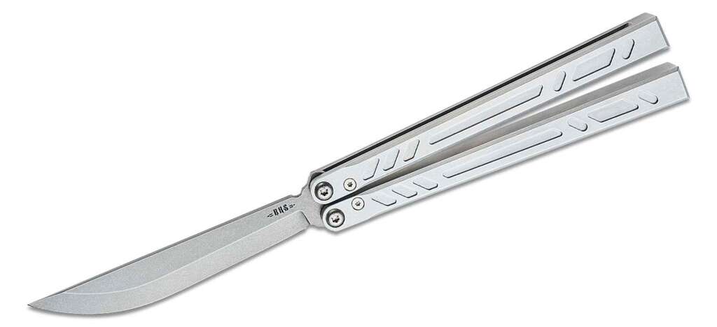 brs bladerunners systems barebones balisong butterfly knife 45 154cm 1