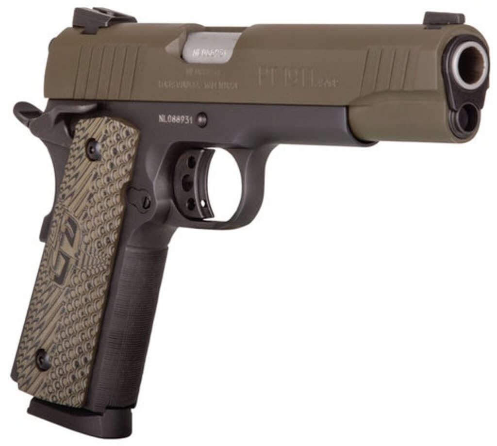 buy taurus 1911 45 acp 5 barrel 8rd brown cz grip od green taurus