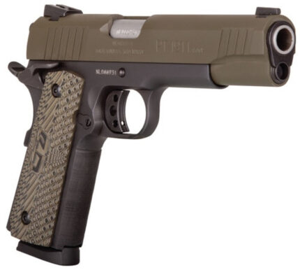 buy taurus 1911 45 acp 5 barrel 8rd brown cz grip od green taurus