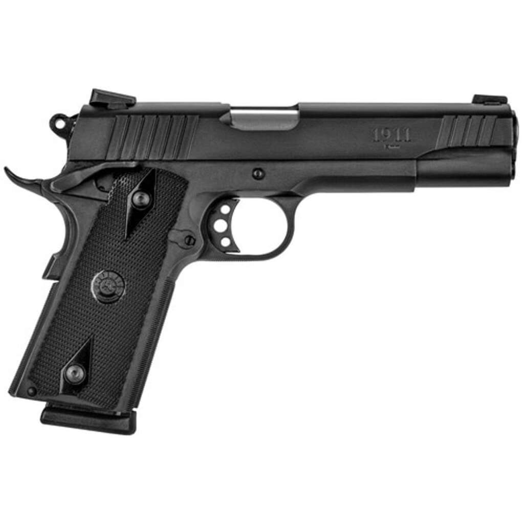 buy taurus 1911 9mm govt 5 barrel black checkered grip black steel slide 9