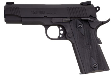 buy taurus 1911 commander 9mm 420 barrel checkered grip black 9rd