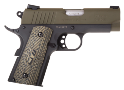 buy taurus 1911 officer 45 acp 35 barrel 6rd green slide black