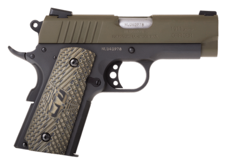 buy taurus 1911 officer 45 acp 35 barrel 6rd green slide black