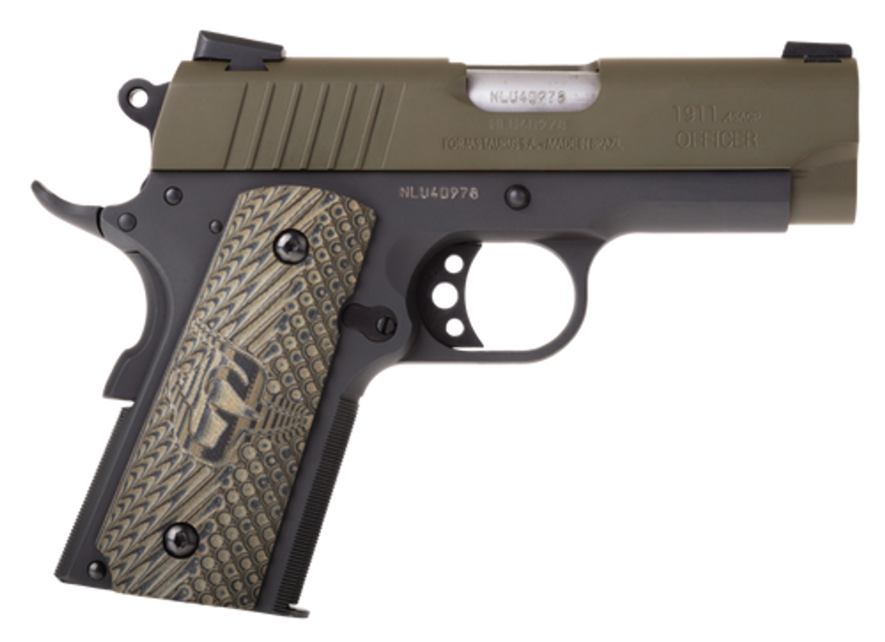 buy taurus 1911 officer 45 acp 35 barrel 6rd green slide black buy taurus 1911 officer 45 acp 35 barrel 6rd green slide black