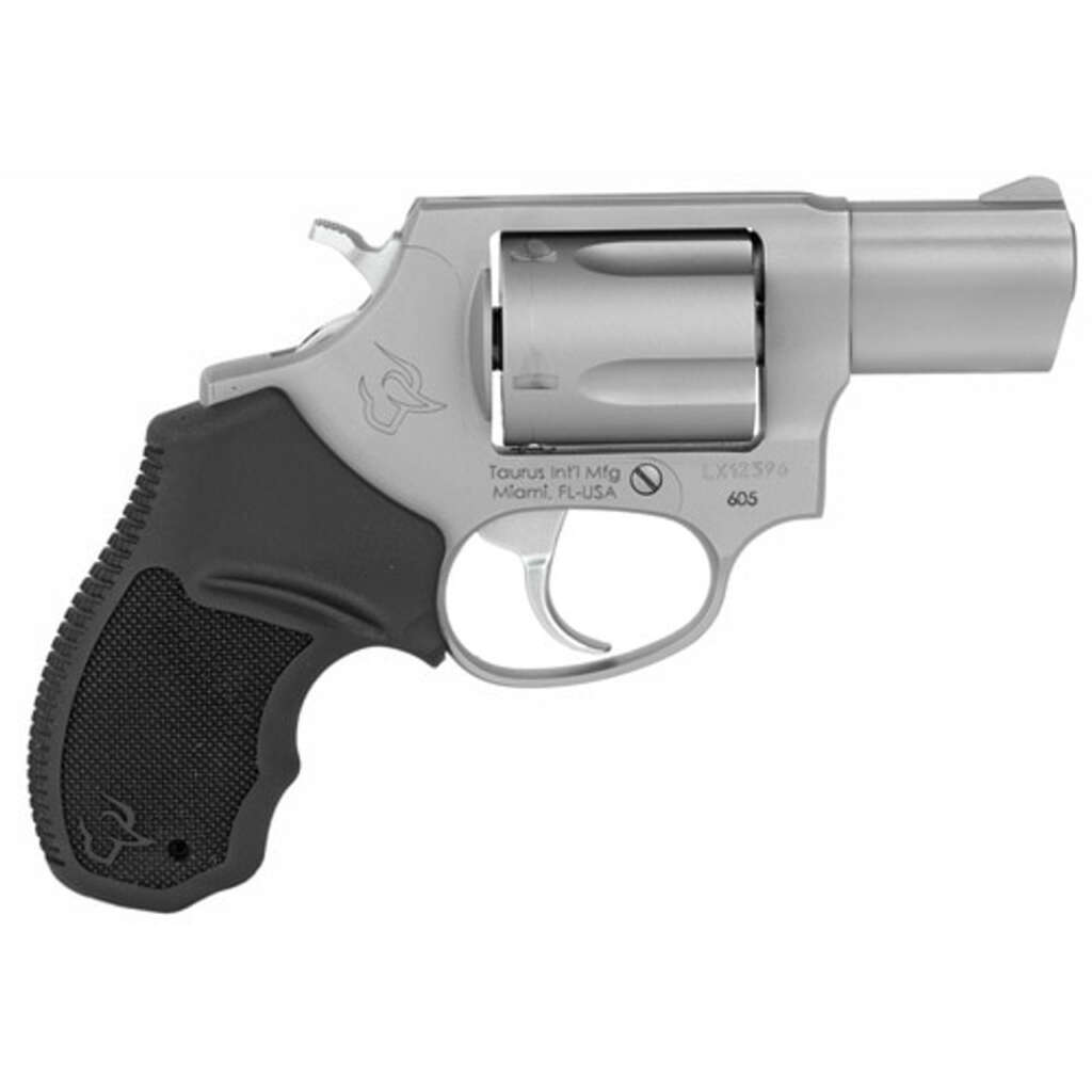 buy taurus 605 standard 357 magnum 2 barrel black rubber stainless steel