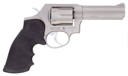 buy taurus 65 357 magnum 6rd 4 matte stainless black hogue rubber grip