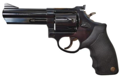 buy taurus 66 standard 357 mag 4 barrel adj sight black grip blued 7rd