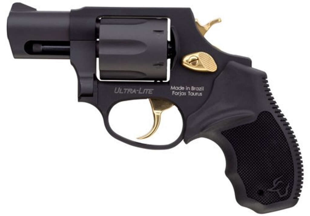 buy taurus 856 38 special 2 barrel black rubber grip gold accents 6rd