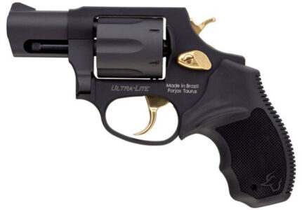 buy taurus 856 38 special 2 barrel black rubber grip gold accents 6rd