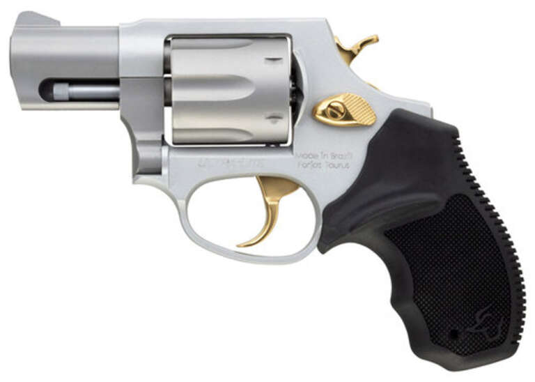 buy taurus 856 38 special 2 barrel black rubber grip stainless gold