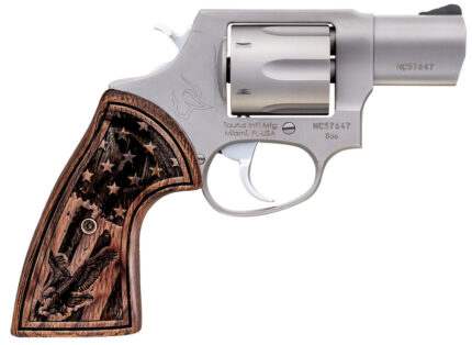 buy taurus 856 38 special p 2 barrel stainless steel engraved usa flag
