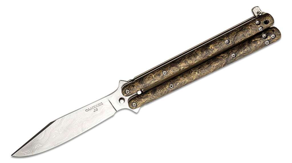 craig camerer custom balisong butterfly knife 4625 camerer 1080 15n20 1