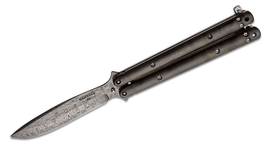 craig camerer custom balisong butterfly knife 4625 camerer 1080 15n20