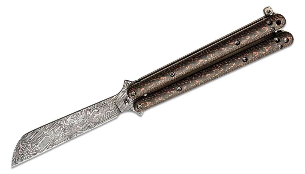craig camerer custom balisong butterfly knife 4625 camerer 1080 15n20 2