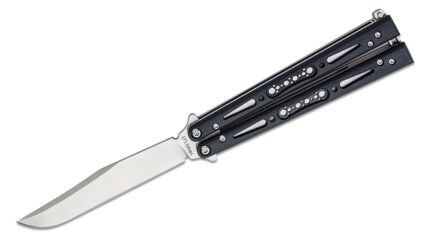 eps knives g10 wraith balisong butterfly 46 154cm satin bowie blade black