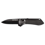 gerber highbrow compact knife assisted open fine edge blade black