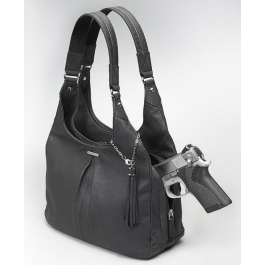 gun toten mamas slouch shoulder bag black