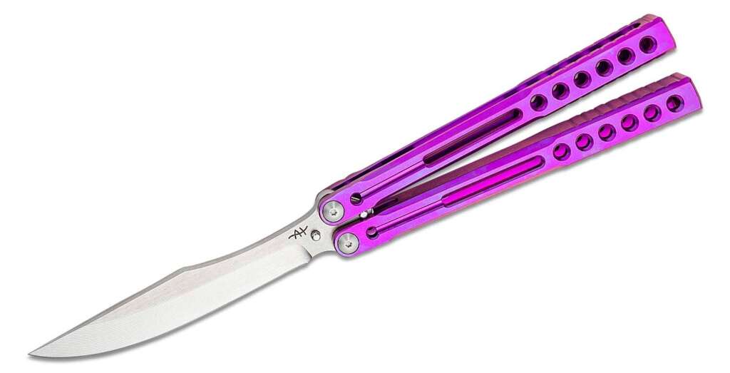 heibel knives invictus balisong 103 butterfly knife 475 rwl 34 stonewashed