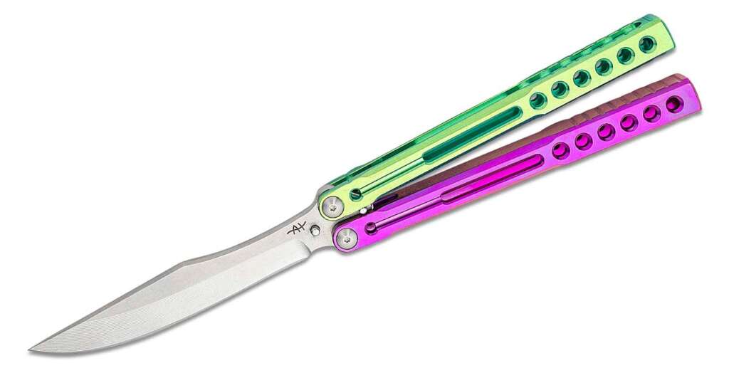 heibel knives invictus balisong 111 butterfly knife 475 rwl 34 stonewashed