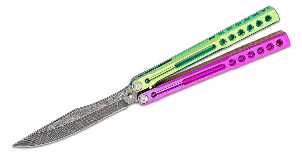 heibel knives invictus balisong 114 butterfly knife 475 rwl 34 acid washed