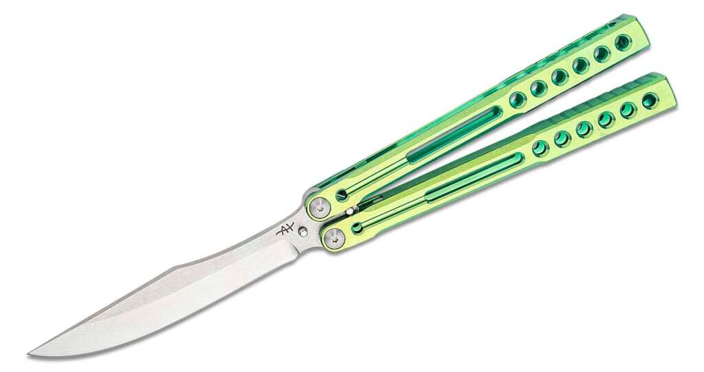 heibel knives invictus balisong 95 butterfly knife 475 rwl 34 stonewashed