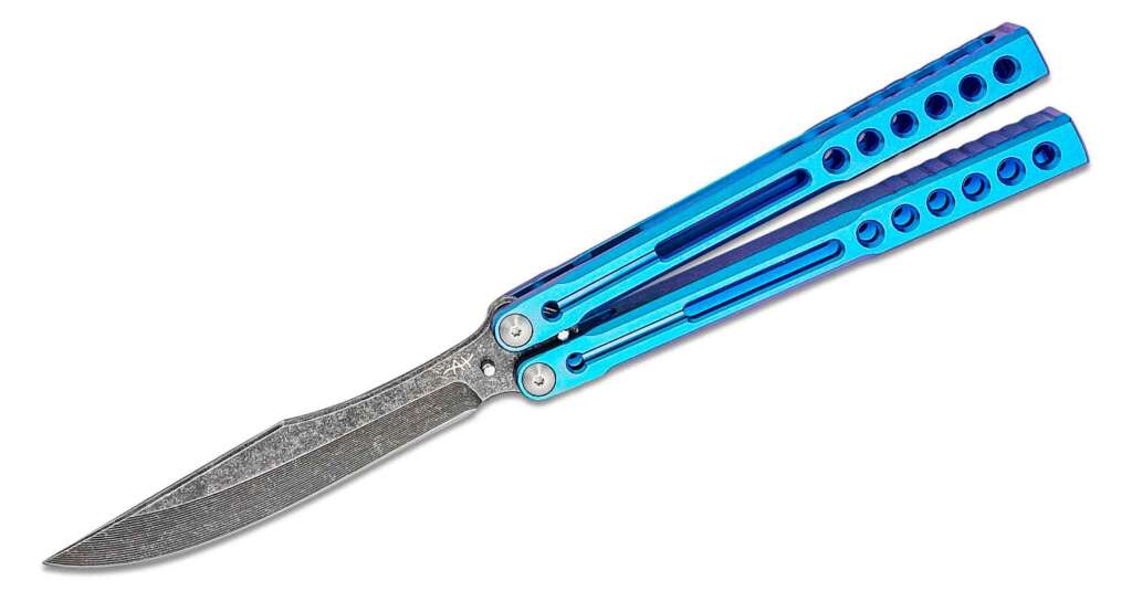 heibel knives invictus balisong 96 butterfly knife 475 rwl 34 acid washed