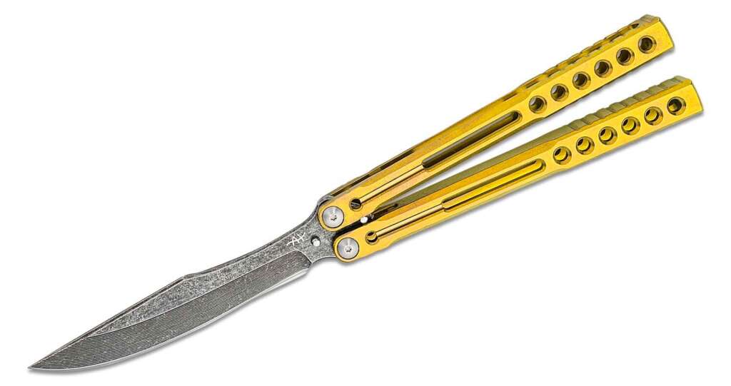 heibel knives invictus balisong 98 butterfly knife 475 rwl 34 acid washed