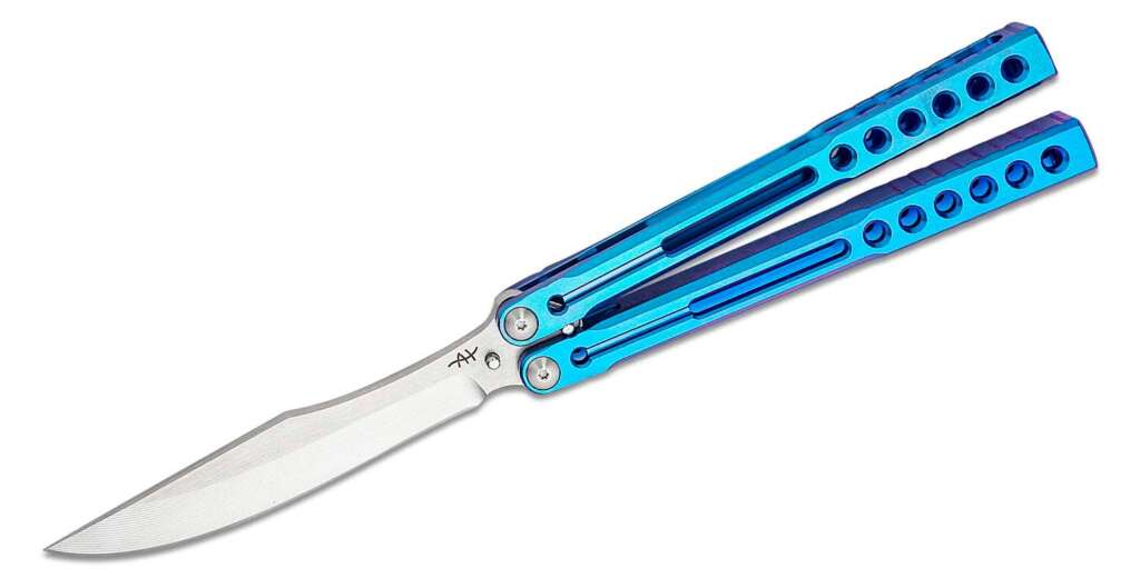 heibel knives invictus balisong 99 butterfly knife 475 rwl 34 stonewashed